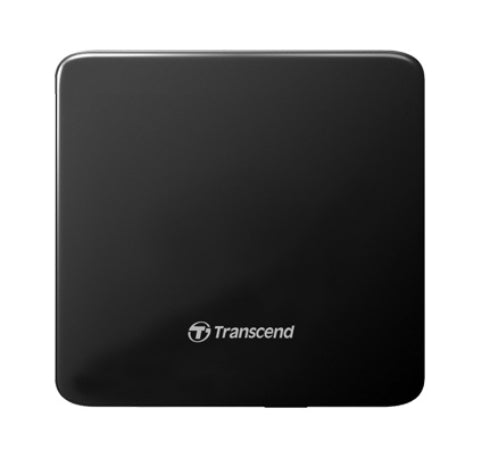 Оптично устройство Transcend 8X DVD, Slim Type, USB (Black), 13.9mm Thickness