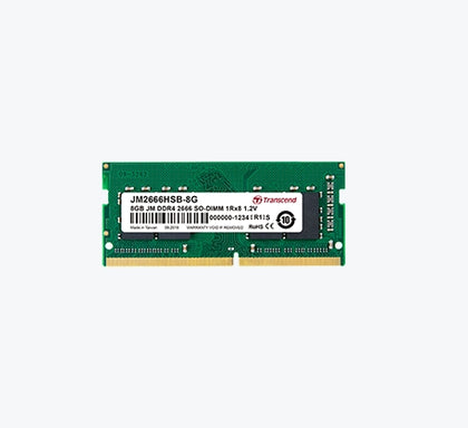 Памет Transcend 4GB 260pin SO-DIMM DDR4 2666 1Rx8 512Mx8 CL19 1.2V