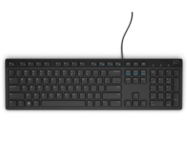 Клавиатура, Dell KB216 Wired Multimedia Keyboard Black