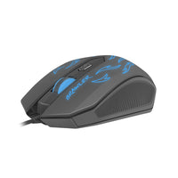 Мишка Fury Gaming mouse, Brawler optical 1600dpi Illuminated Black thumbnail 6