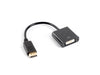 Адаптер, Lanberg adapter display port (m) -> DVI-I (f) (24+5) dual link, 10cm cable