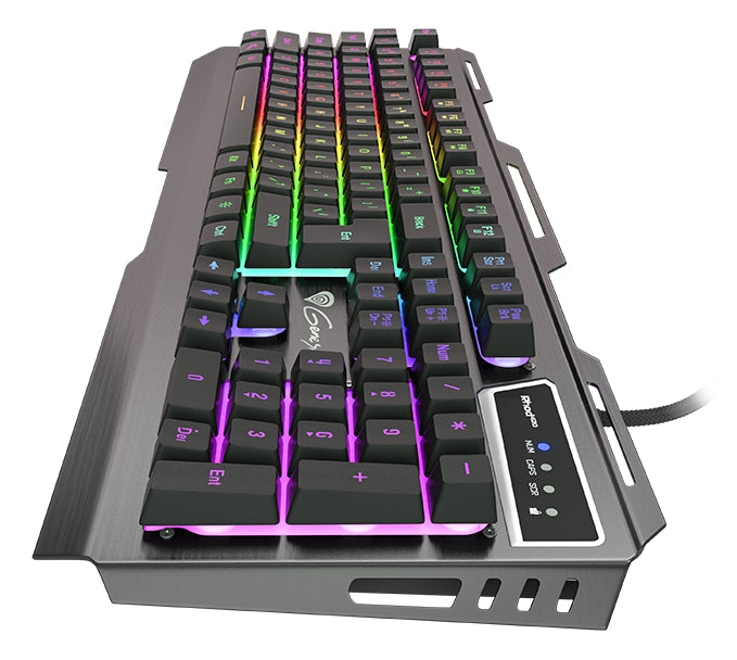 Клавиатура Genesis Gaming Keyboard Rhod 420 Rgb Backlight Us Layout