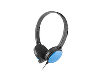 Слушалки uGo Headset USL-1221 + microphone, Blue thumbnail 1