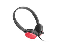 Слушалки uGo Headset USL-1222 + microphone, Red thumbnail 1
