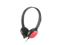 Слушалки uGo Headset USL-1222 + microphone, Red thumbnail 5