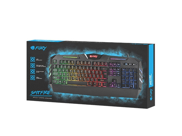 Клавиатура Fury Gaming keyboard, Spitfire backlight, US layout