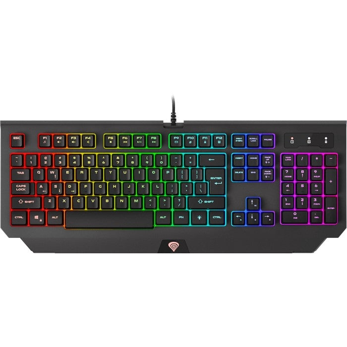 Комплект Genesis Gaming Combo Set 4In1 Cobalt 330 RGB Keyboard + Mouse + Headphones + Mousepad, US Layout