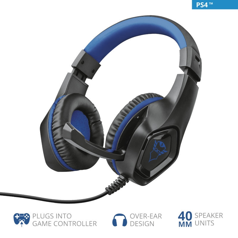 Слушалки, TRUST GXT 404B Rana Headset PS4/PS5