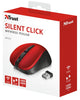 Мишка, TRUST Mydo Silent Wireless Mouse RED