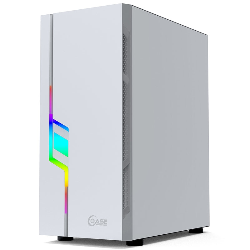 Кутия за компютър PowerCase JX188-7-W RGB