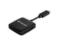 Четец за карти, Transcend SD/microSD Card Reader, USB 3.2 Gen 1, Black, Type C thumbnail 1