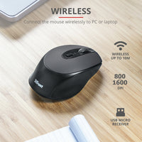 Мишка, TRUST Zaya Wireless Rechargeable Mouse Black thumbnail 3