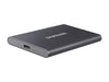500GB Samsung Portable SSD T7 , USB 3.2, Read 1050 MB/s Write 1000 MB/s, Titan Gray