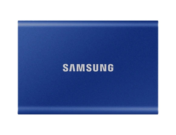 500GB Samsung Portable SSD T7 , USB 3.2, Read 1050 MB/s Write 1000 MB/s, Indigo Blue