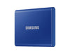 500GB Samsung Portable SSD T7 , USB 3.2, Read 1050 MB/s Write 1000 MB/s, Indigo Blue