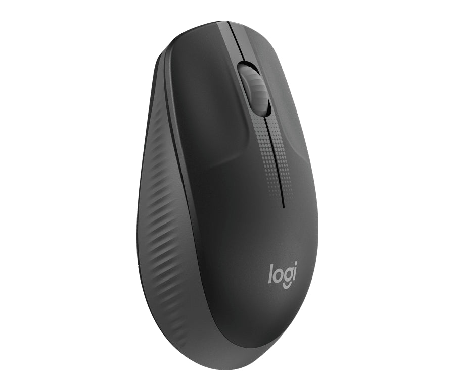 Мишка, Logitech M190 Full-size Wireless Mouse - CHARCOAL - 2.4GHZ - N/A - EMEA - M190