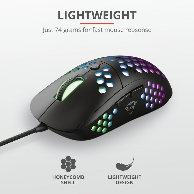 Мишка, TRUST GXT 960 Graphin Lightweight Gaming Mouse