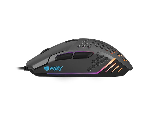 Мишка Fury Gaming Mouse Battler 6400 DPI Optical With Software Black