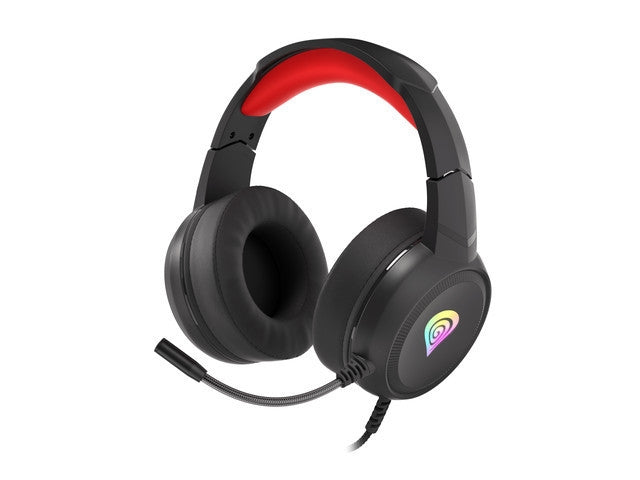 Слушалки, Genesis Gaming Headset Neon 200 RGB Black-Red