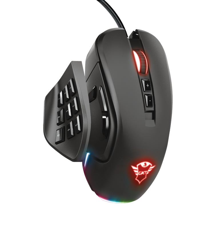 Мишка, TRUST GXT 970 Morfix Customisable RGB Gaming Mouse