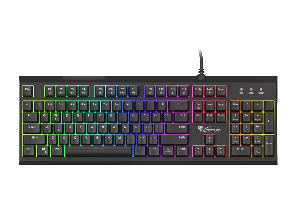 Клавиатура Genesis Hybrid Switch Gaming Keyboard Thor 210 RGB US Layout Backlight