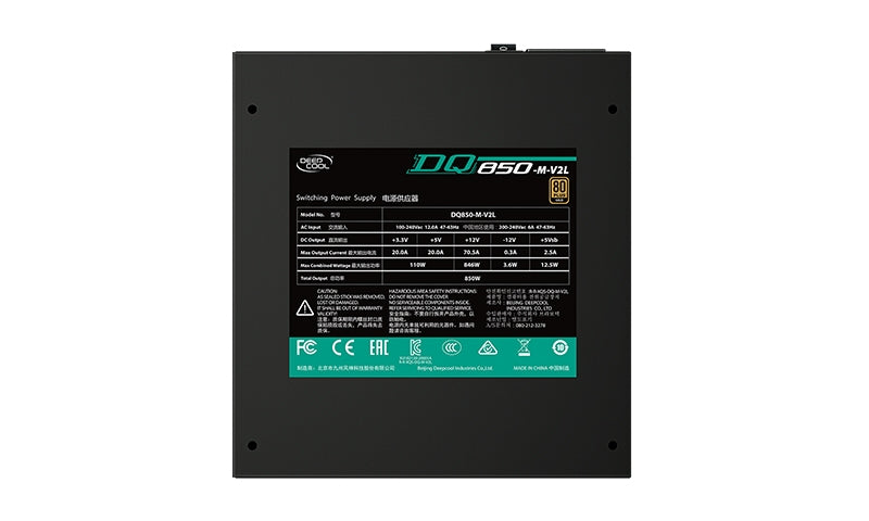 Захранване DeepCool DQ850-M-V2L, 80 Plus Gold