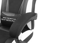 Стол Fury Gaming Chair Avenger M+ Black-White thumbnail 3