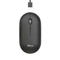 Мишка, TRUST Puck Wireless & BT Rechargeable Mouse Black thumbnail 2
