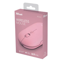 Мишка, TRUST Puck Wireless & BT Rechargeable Mouse Pink thumbnail 2