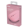Мишка, TRUST Puck Wireless & BT Rechargeable Mouse Pink