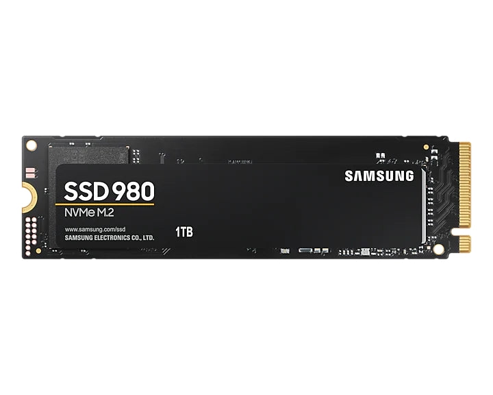 Твърд диск Samsung SSD 980 1TB PCIe 3.0 NVMe 1.4 M.2 V-NAND 3-bit MLC, Pablo Controller, 256-bit Encryption, Read 3500 MB/s Write 3000 MB/s