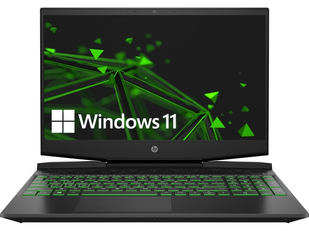 Лаптоп, HP Pavilion Gaming 15-ec2016nu Black/Green, Ryzen 7
