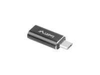 Адаптер, Lanberg adapter USB micro(m) 2.0 -> Lightning(f), black thumbnail 2