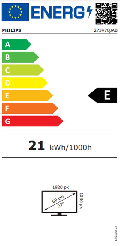 Монитор, Philips 273V7QJAB/00, 27