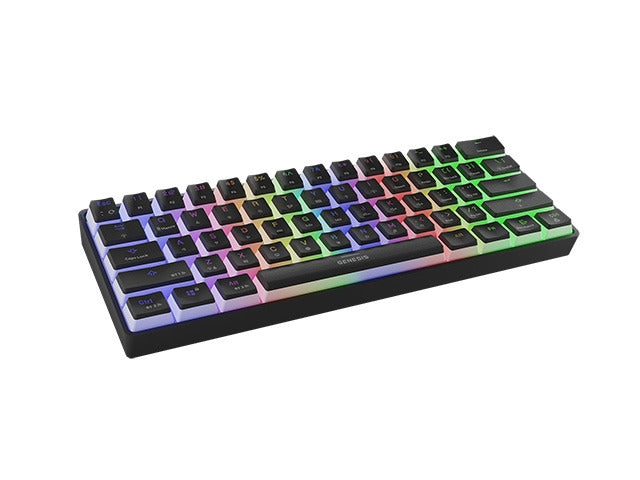 Клавиатура, Genesis Mechanical Gaming Keyboard Thor 660 Wireless RGB Backligtht Gateron Red Black