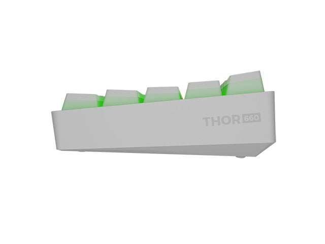 Клавиатура, Genesis Mechanical Gaming Keyboard Thor 660 Wireless RGB Backligtht Gateron Red White