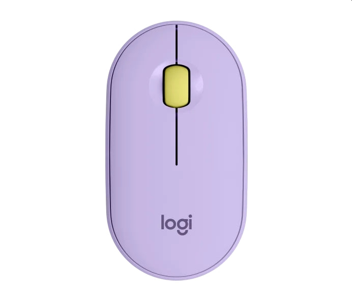ишка, Logitech Pebble M350 Wireless Mouse - LAVENDER LEMONADE - EMEA-914