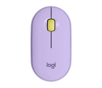 ишка, Logitech Pebble M350 Wireless Mouse - LAVENDER LEMONADE - EMEA-914 thumbnail 1