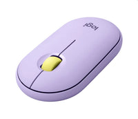 ишка, Logitech Pebble M350 Wireless Mouse - LAVENDER LEMONADE - EMEA-914 thumbnail 3