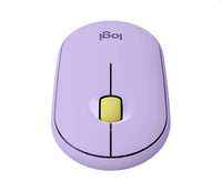 ишка, Logitech Pebble M350 Wireless Mouse - LAVENDER LEMONADE - EMEA-914 thumbnail 2